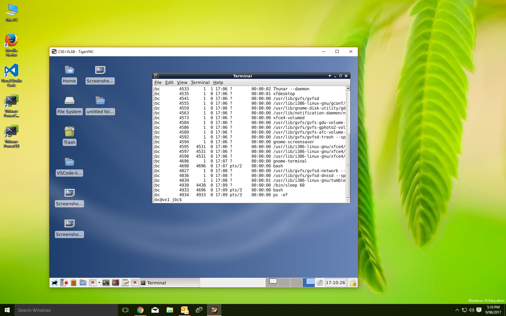 1024x768 vlab screen on Windows 10